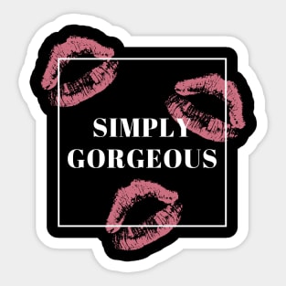 Simply Georgeous Sticker